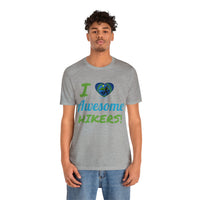 Unisex IRW Logo "Awesome Hikers" Jersey Short Sleeve Tee