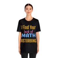 Unisex Jersey Short Sleeve Tee, "Math"