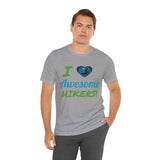 Unisex IRW Logo "Awesome Hikers" Jersey Short Sleeve Tee