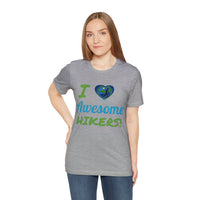 Unisex IRW Logo "Awesome Hikers" Jersey Short Sleeve Tee