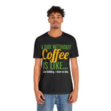 Unisex Jersey Short Sleeve Tee, "Coffee"