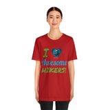 Unisex IRW Logo "Awesome Hikers" Jersey Short Sleeve Tee