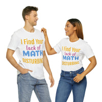 Unisex Jersey Short Sleeve Tee, "Math"