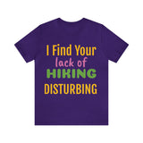 Unisex Jersey Short Sleeve Tee, "Disturbing"