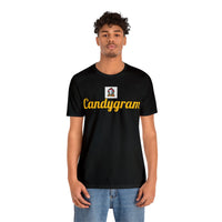 Unisex Jersey Short Sleeve Holiday Tee, "Candygram"