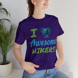 Unisex IRW Logo "Awesome Hikers" Jersey Short Sleeve Tee