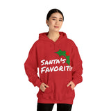 Unisex Heavy Blend™ Hooded Holiday Sweatshirt, "Santa's Favorite"