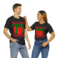 Unisex Jersey Short Sleeve Holiday Tee, "Santa's Favorite"