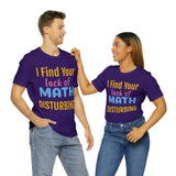 Unisex Jersey Short Sleeve Tee, "Math"