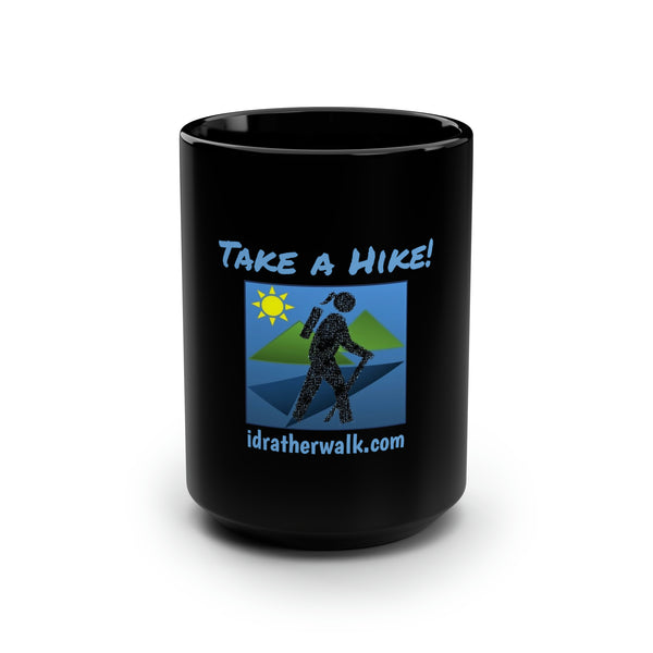 Large Black IRW Logo "Take a Hike!" Mug 15oz