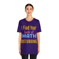 Unisex Jersey Short Sleeve Tee, "Math"