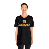 Unisex Jersey Short Sleeve Holiday Tee, "Candygram"