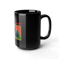 Large Black IRW Holiday Logo "Merry & Bright" Mug 15oz