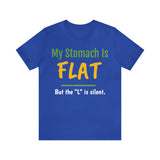 Unisex Jersey Short Sleeve Tee, "Flat"