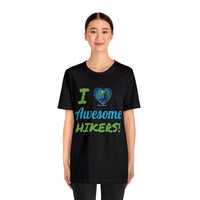 Unisex IRW Logo "Awesome Hikers" Jersey Short Sleeve Tee