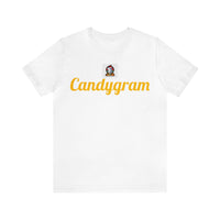 Unisex Jersey Short Sleeve Holiday Tee, "Candygram"