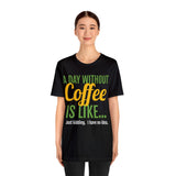 Unisex Jersey Short Sleeve Tee, "Coffee"