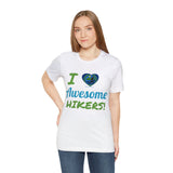 Unisex IRW Logo "Awesome Hikers" Jersey Short Sleeve Tee