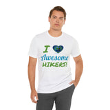 Unisex IRW Logo "Awesome Hikers" Jersey Short Sleeve Tee