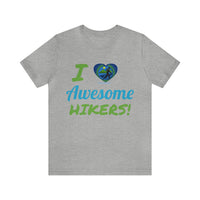 Unisex IRW Logo "Awesome Hikers" Jersey Short Sleeve Tee