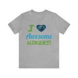 Unisex IRW Logo "Awesome Hikers" Jersey Short Sleeve Tee