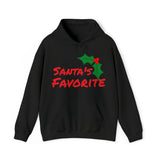 Unisex Heavy Blend™ Hooded Holiday Sweatshirt, "Santa's Favorite"