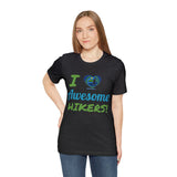 Unisex IRW Logo "Awesome Hikers" Jersey Short Sleeve Tee