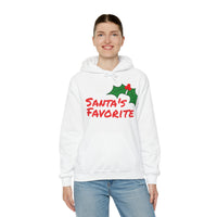 Unisex Heavy Blend™ Hooded Holiday Sweatshirt, "Santa's Favorite"