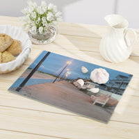 "Atlantic Beach"  Tempered Glass Cutting Board, 2 sizes