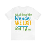 Unisex Jersey Short Sleeve Tee, "Wander"