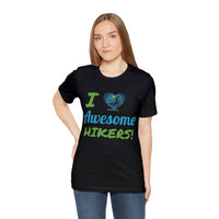 Unisex IRW Logo "Awesome Hikers" Jersey Short Sleeve Tee