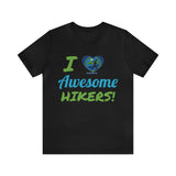 Unisex IRW Logo "Awesome Hikers" Jersey Short Sleeve Tee