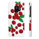 Case Mate Slim Phone Cases, "Cranberries"