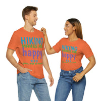 Unisex Jersey Short Sleeve Tee, "Happy"