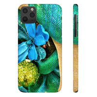 Case Mate Slim Holiday Phone Cases, "Blue Sparkle"