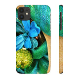 Case Mate Slim Holiday Phone Cases, "Blue Sparkle"