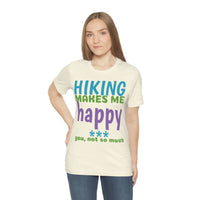 Unisex Jersey Short Sleeve Tee, "Happy"