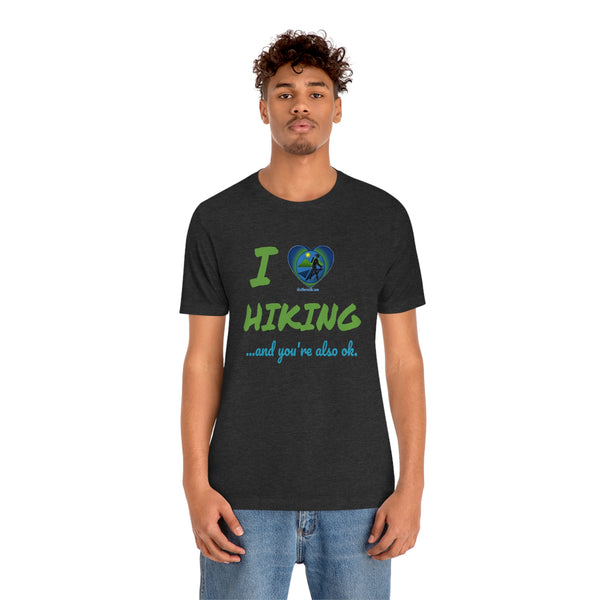 Unisex IRW Logo "Love Hiking" Jersey Short Sleeve Tee