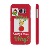 Case Mate Slim Holiday Phone Cases, "Green Sparkle"