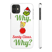 Case Mate Slim Holiday Phone Cases, "Santy Claus"