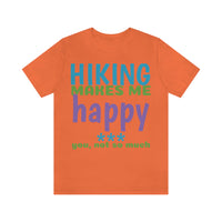 Unisex Jersey Short Sleeve Tee, "Happy"