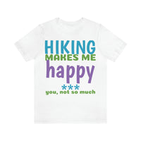 Unisex Jersey Short Sleeve Tee, "Happy"