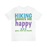 Unisex Jersey Short Sleeve Tee, "Happy"