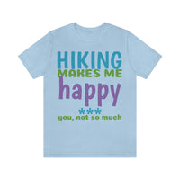 Unisex Jersey Short Sleeve Tee, "Happy"