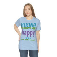 Unisex Jersey Short Sleeve Tee, "Happy"