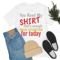 Unisex Jersey Short Sleeve Tee, "Interaction"