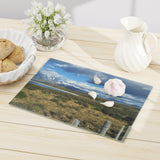 "Patagonia Landscape"  Tempered Glass Cutting Board, 2 sizes