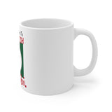 Ceramic Holiday "Alibi" Mug, 11oz