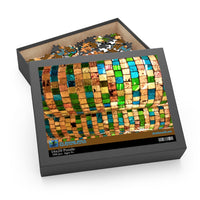 IRW Holiday Sparkle Jigsaw Puzzle (120, 252, 500-Piece), Gold Mosaic