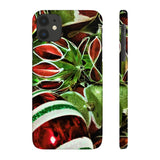 Case Mate Slim Holiday Phone Cases, "Green Sparkle"